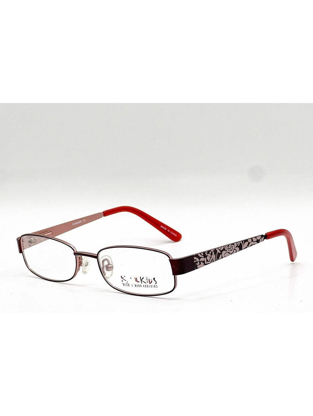 Koolkids 2525 C4 Rich Wine/Pink Authentic Eyeglasses 47-16-125